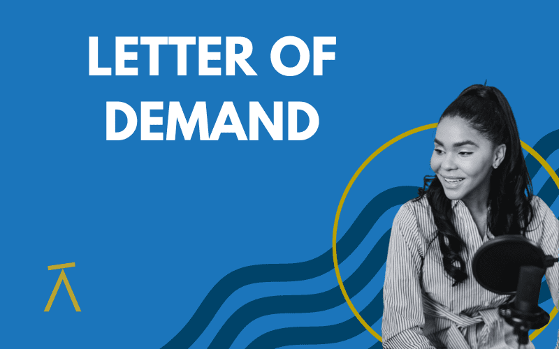 Letter of demand blog header image