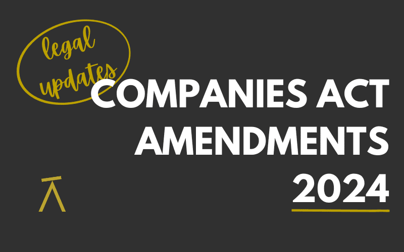 Companies Act Amendments 2024